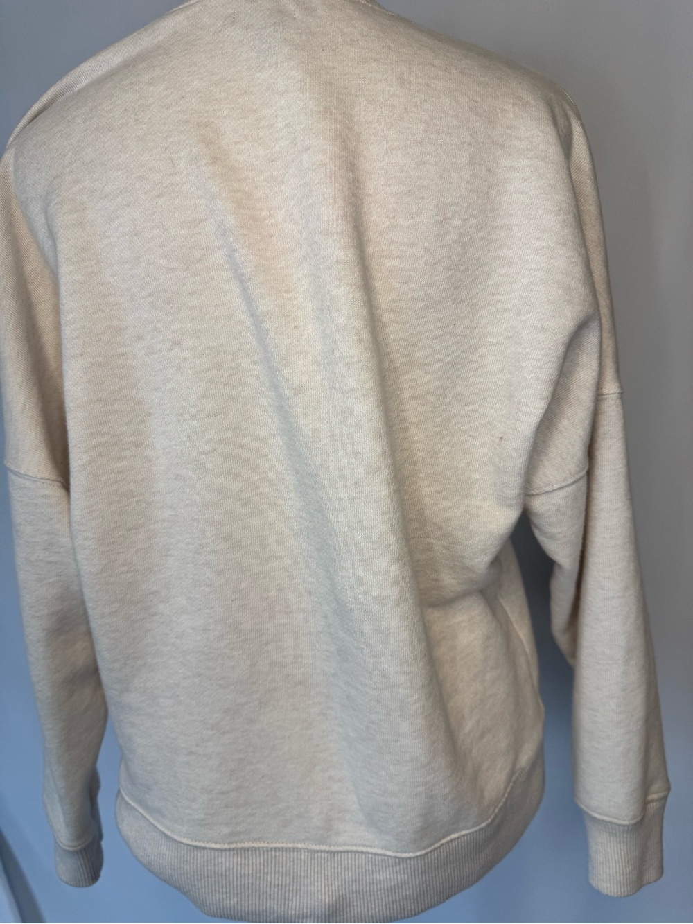 aerie XS cream sweater ‘naughty-ish’ Christmas theme - Picture 2 of 12